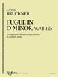 Fugue in D Minor, WAB 125 Orchestra sheet music cover